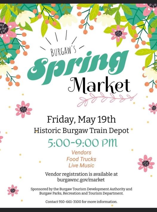 Spring Market by Burgaw Tourism Development Authority